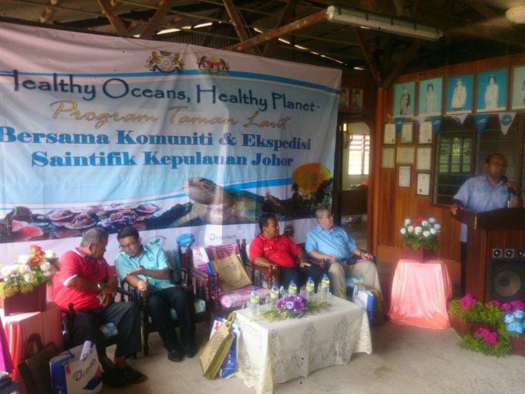 Program Taman Laut bersama Komuniti & Ekspedisi Saintifik Kepulauan Johor di Pulau Tinggi, Mersing
