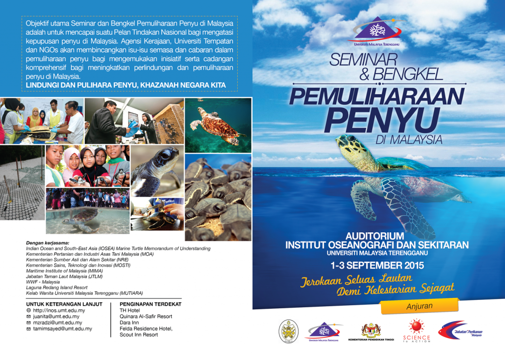 Seminar & Bengkel Pemuliharaan Penyu di Malaysia - Brochure-1
