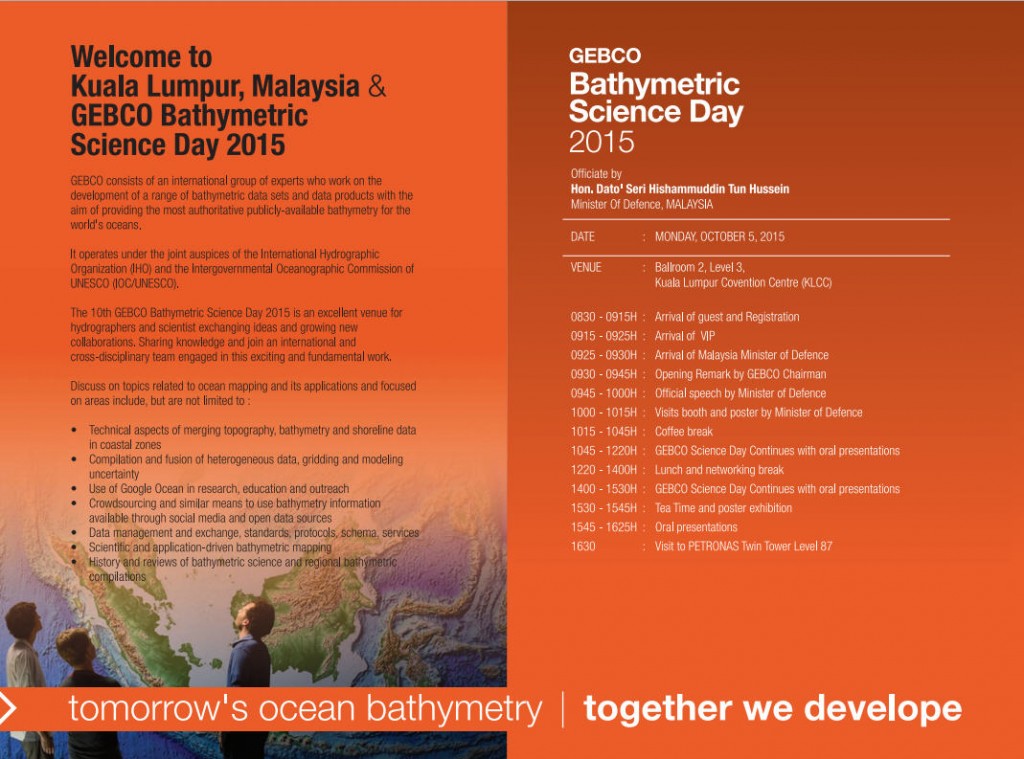 GEBCO Bathymetric Science Day Program