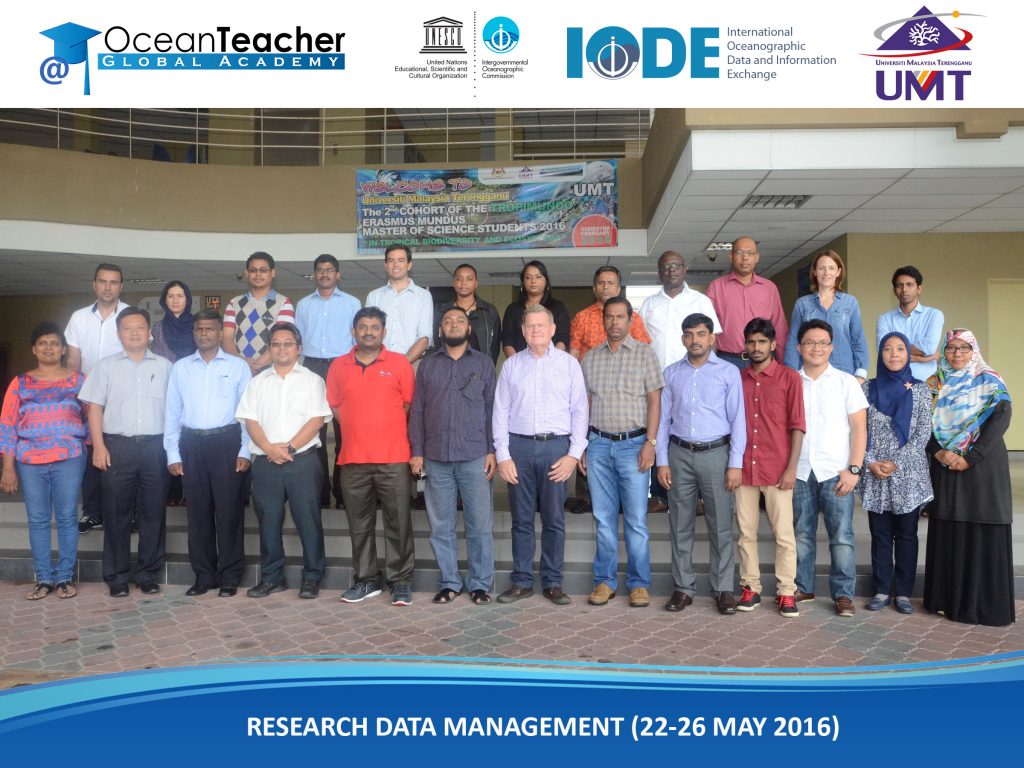 OTGA Training Course 2016 : Research Data Management | 22 – 26 May 2016