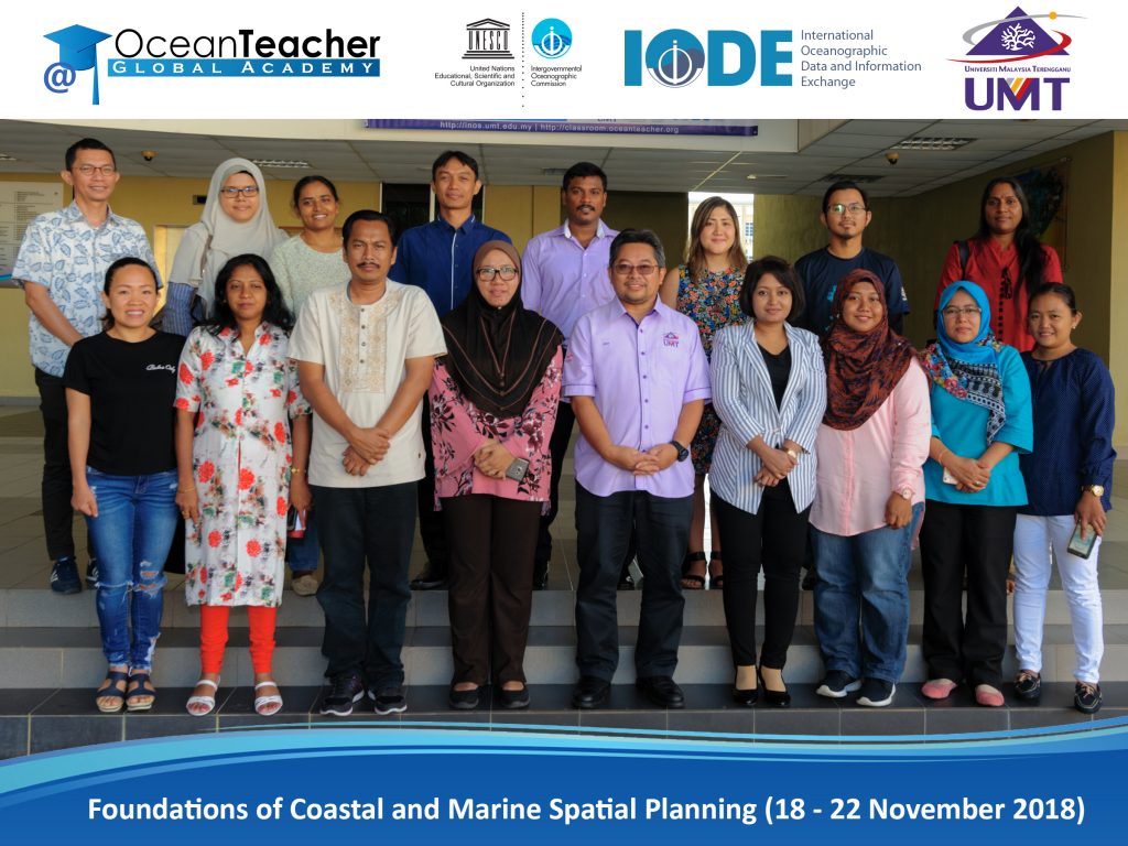OTGA Training Course: Foundations of Coastal and Marine Spatial Planning | 18 – 22 November 2018